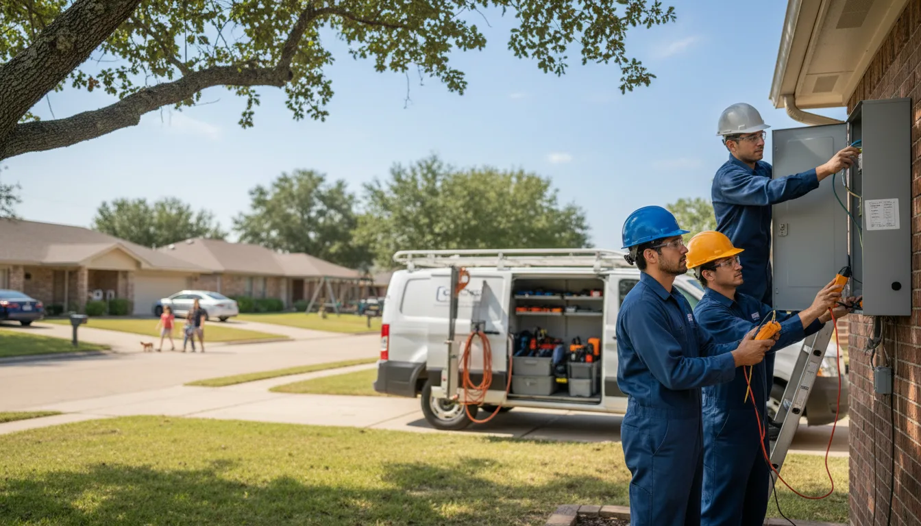 Certified electrician providing emergency electrical services in Green Castle, MO
